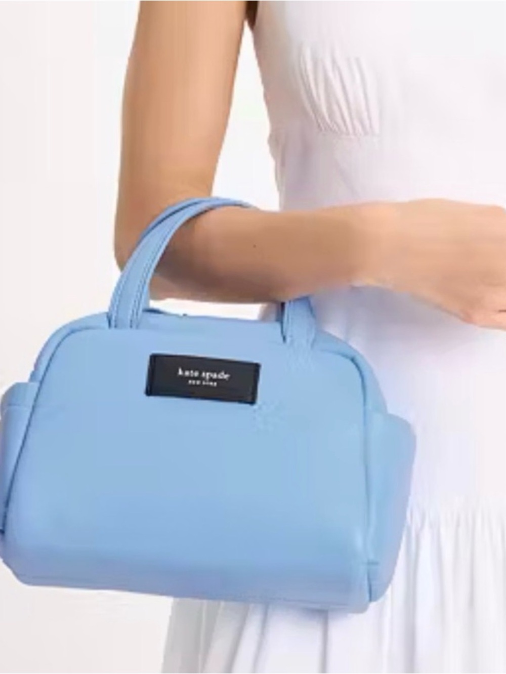 Kate Spade Puffed Crossbody Satchel. Perfect for summer! Soft & supple leather! - Picture 12 of 15